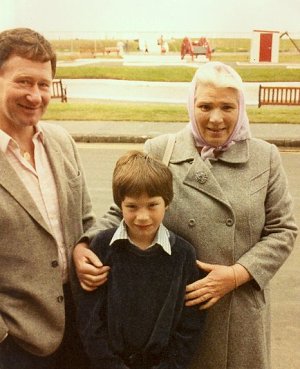 With Brian and a very young Keiron Means