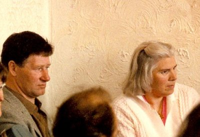 Lizzie with her husband Brian