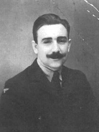 Ray in RAF uniform, complete with moustache like his father's, c.1942. Photo courtesy Dave Andrews.