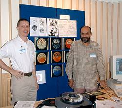 IASA/ARSC conference 'Why Collect? Sept 2001, British Library, London left: Kurt Naucks, right: Suresh Chandvankar