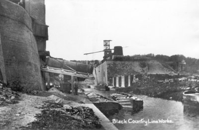Photo of a 'Black Country Lime Works' - from Roy Palmer's postcard collection.