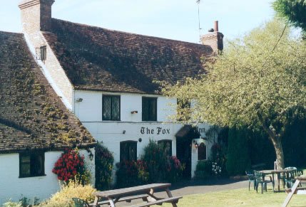 The Fox Inn, Buck's Green, on the Surrey-Sussex border.